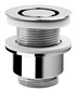 Umyvadlová výpust 5/4“, neuzavíratelná, design zátka, 30-45mm, chrom 147.545.5