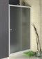 AMADEO posuvné sprchové dveře 1100 mm, sklo Brick BTS110