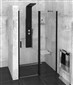 ZOOM LINE BLACK sprchové dveře 1400mm, čiré sklo ZL1314B