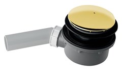 RETRO vaničkový sifon, průměr 90mm, DN40, krytka zlato 905691