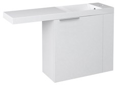 LATUS VI umyvadlová skříňka 50x50x22cm, pravá, bílá  LT610-3030