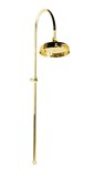 ANTEA sprchový sloup k napojení na baterii, hlavová sprcha, zlato SET015