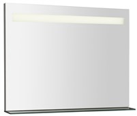 BRETO zrcadlo s LED osvětlením a policí 800x608mm BT080