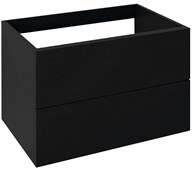 TREOS umyvadlová skříňka 75x53x50,5cm, černá mat TS070-3535