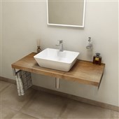 AVICE deska pod umyvadlo 100x50cm, tl.5cm, old wood AV108