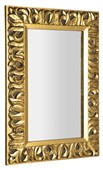 ZEEGRAS zrcadlo ve vyřezávaném rámu 70x100cm, zlatá IN448