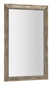 DEGAS zrcadlo v dřevěném rámu 616x1016mm, černá/starobronz NL731