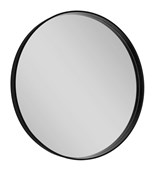 NOTION kulaté zrcadlo v rámu ø 70cm, černá mat NT700