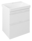 SITIA umyvadlová skříňka 56,4x70x44,2cm, 2xzásuvka, bílá mat SI060-3131