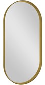AVONA oválné zrcadlo v rámu 50x100cm, zlato mat AV500G