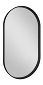 AVONA oválné zrcadlo v rámu 40x70cm, černá mat AV400