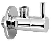 Rohový ventil 1/2"x3/8", kulatý, chrom 5317