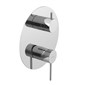 ULTRASAN podomítková sprchová baterie, 2 výstupy, otočný přepínač, chrom UT043V