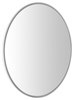 FLOAT kulaté zrcadlo s LED podsvícením ø 74cm, bílá 22574