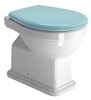 CLASSIC WC mísa stojící, 37x54cm, zadní odpad, bílá ExtraGlaze 871111