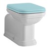 WALDORF WC mísa stojící, 37x65cm, spodní/zadní odpad, bílá 411601