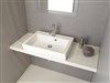 AVICE deska pod umyvadlo 140x50cm, tl.5cm, dub starobílý AV145