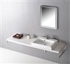 AVICE deska pod umyvadlo 180x50cm, tl.5cm, dub starobílý AV185