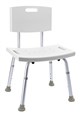 HANDICAP židle s opěradlem, nastavitelná výška, bílá A00602101