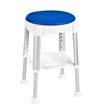 HANDICAP stolička otočná, nastavitelná výška, bílá/modrá A0050401