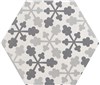HEXATILE dlažba Harmony B&W 17,5x20  21357