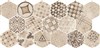 HEXATILE CEMENT dlažba Garden Sand 17,5x20  22098