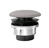 GSI umyvadlová výpust 5/4“, neuzavíratelná, keramická zátka, 5-65mm, tortora mat PVC05