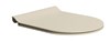 PURA WC sedátko, SLIM, Soft Close, Quick Release, creta mat/chrom MS86CSN08