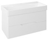 MEDIENA umyvadlová skříňka 96,5x50,5x48,5cm, bílá mat/bílá mat MD100