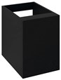 TREOS skříňka spodní dvířková 35x53x50,5cm, pravá/levá, černá mat TS035-3535