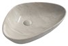 DALMA keramické umyvadlo na desku, 58,5x39 cm, marfil MM227