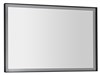 SORT zrcadlo s LED osvětlením 100x70cm, černá mat ST100