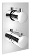 KIMURA podomítková sprchová termostatická baterie, box, 2 výstupy, chrom KU382