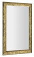 BERGARA zrcadlo v dřevěném rámu 642x1042mm, zlatá NL528