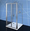 EASY LINE třístěnný sprchový kout 800x900mm, skládací dveře, L/P varianta, čiré sklo EL1980EL3315EL3