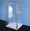 EASY LINE třístěnný sprchový kout 900-1000x1000mm, pivot dveře, L/P varianta, Brick sklo EL1738EL343