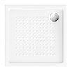 Keramická sprchová vanička, čtverec 90x90x4,5cm, bílá ExtraGlaze 439411