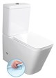 PORTO RIMLESS WC kombi, spodní/zadní odpad, bílá PC102WR