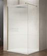 VARIO GOLD jednodílná sprchová zástěna k instalaci ke stěně, sklo nordic, 1200 mm GX1512-08