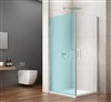 LORO sprchové dveře jednodílné pro rohový vstup 900mm, čiré sklo GN4990