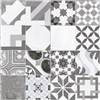 HIDRAULICO dlažba Mosaico Gris 45x45  HDO010