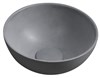 MINOR betonové umývátko na desku, Ø 26cm, šedá MR26017